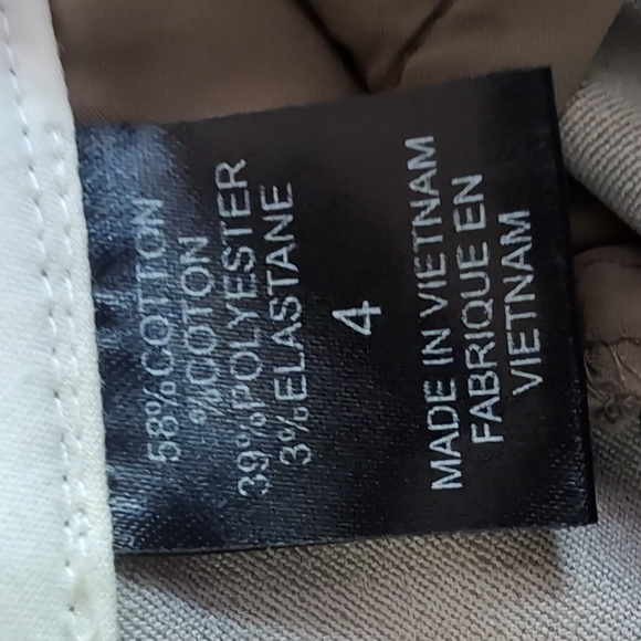 Sz 4 Tahari Khaki Dress Capris - Picture 7 of 7